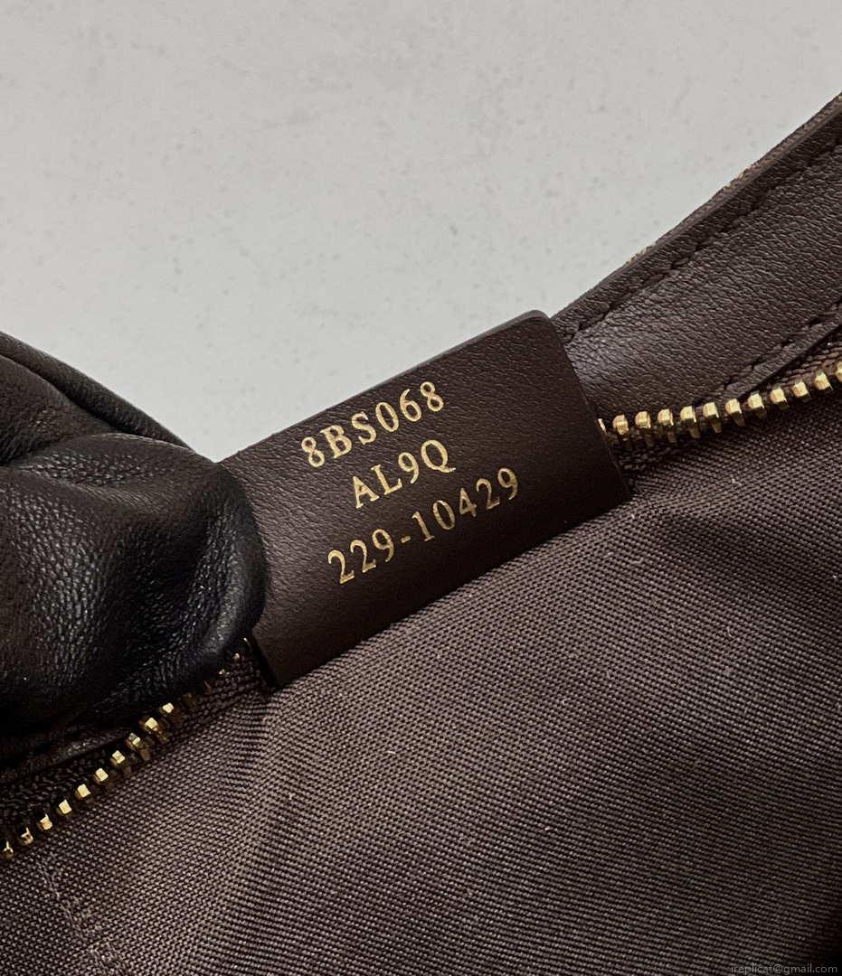 Fendi 8BS068 O’Lock Swing Brown and fox fur pouch 8573