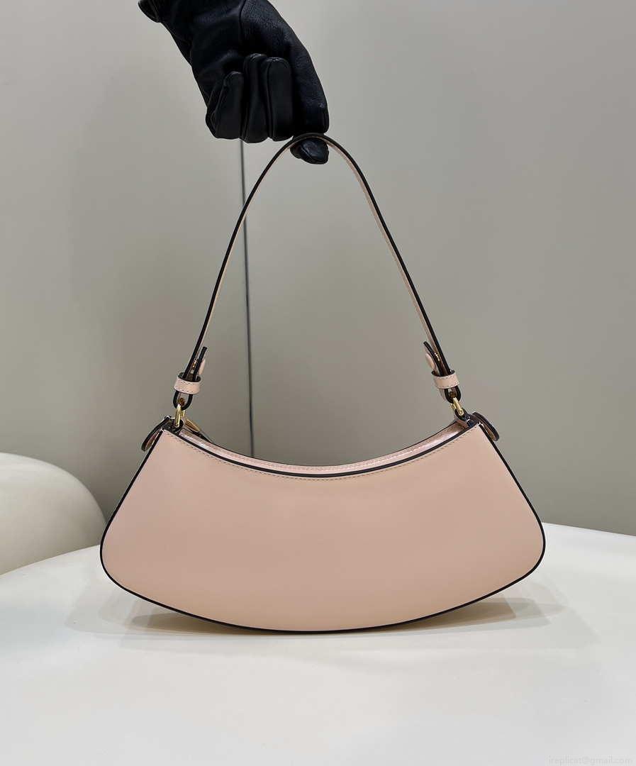 Fendi O’Lock Swing Pink leather pouch 8BS068AHM0F1DMY 8573