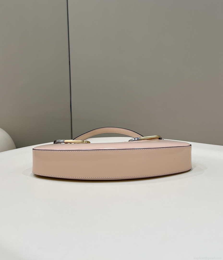 Fendi O’Lock Swing Pink leather pouch 8BS068AHM0F1DMY 8573