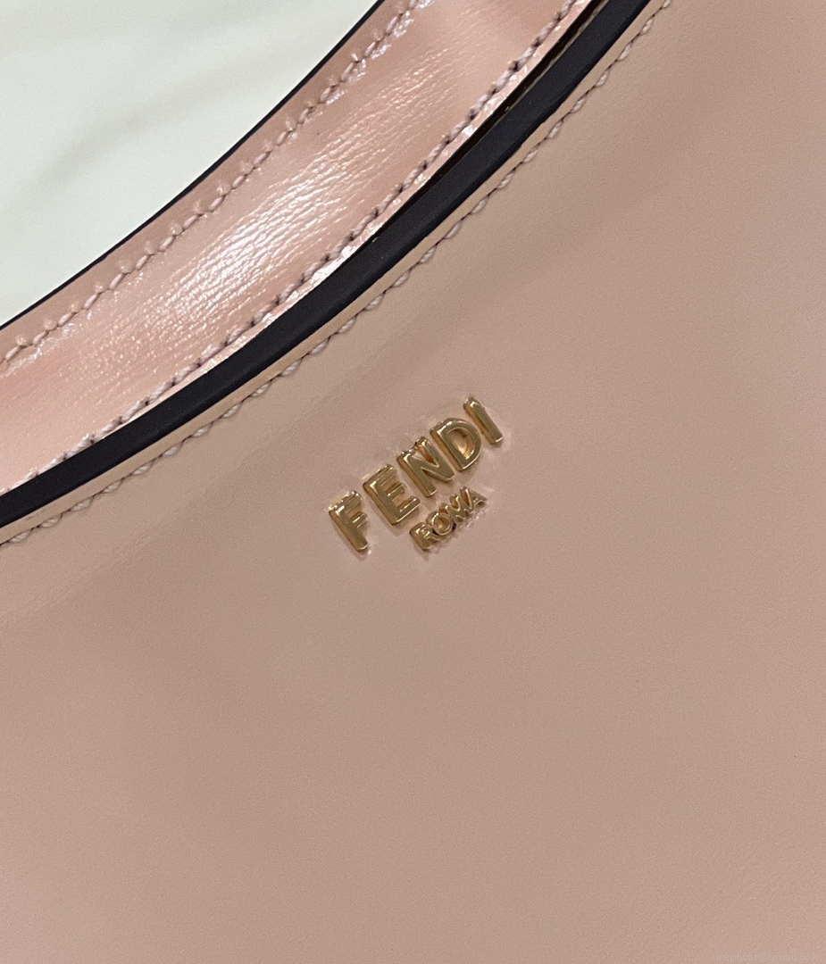 Fendi O’Lock Swing Pink leather pouch 8BS068AHM0F1DMY 8573