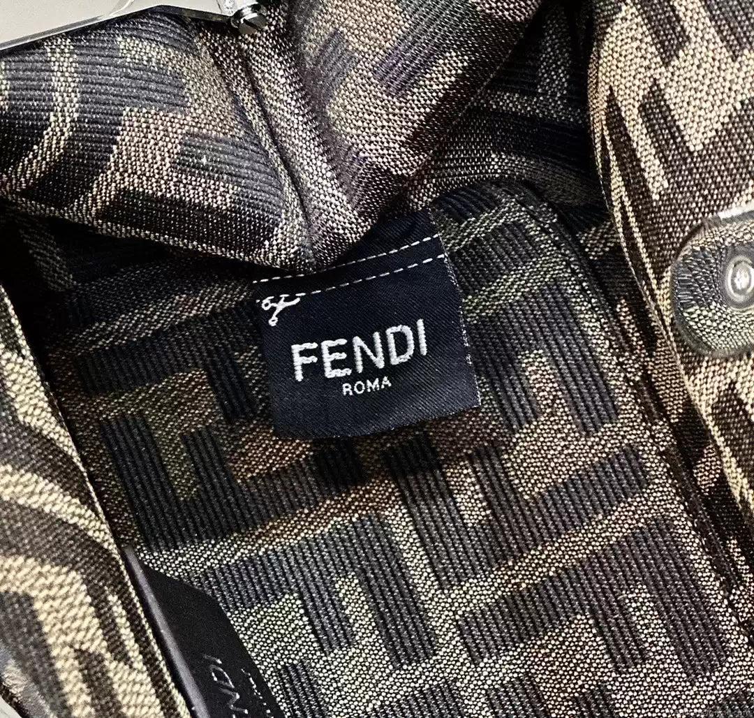 Fendi 8BP129 Fendi First Small Black patent leather bag