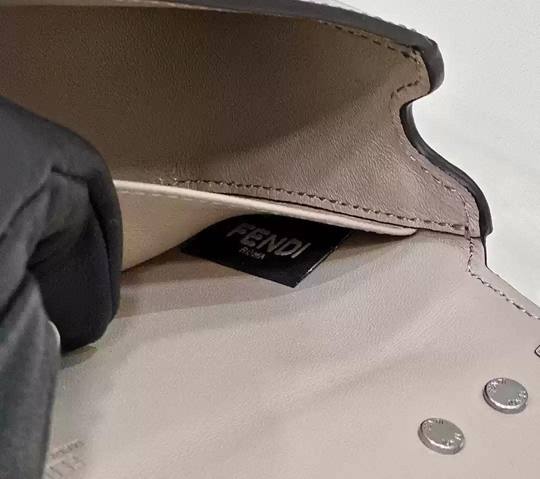 Fendi 8BS072 Fendi First Sight Gray leather mini bag