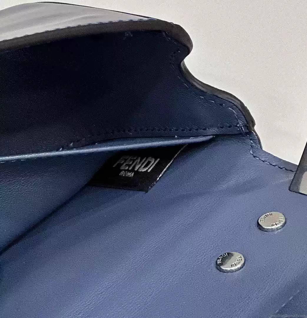 Fendi 8BS072 Fendi First Sight Blue leather mini bag