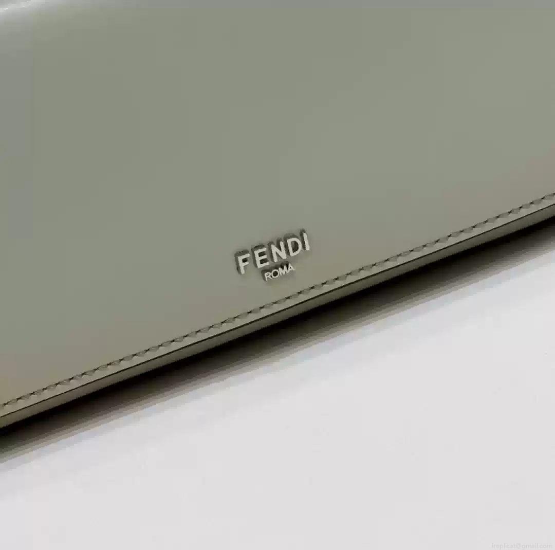 Fendi 8BS072 Fendi First Sight Light Green leather mini bag