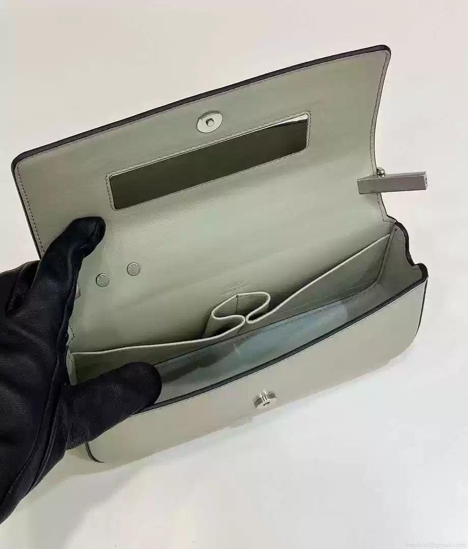 Fendi 8BS072 Fendi First Sight Light Green leather mini bag