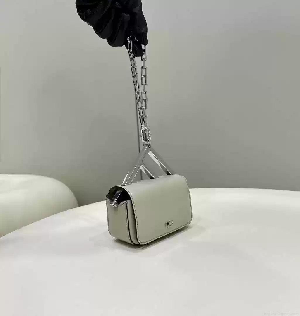 Fendi 7AS173 Fendi First Sight Light Green leather Nano bag