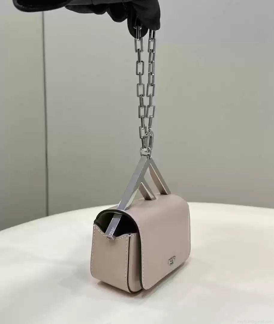 Fendi 7AS173 Fendi First Sight Light Pink leather Nano bag