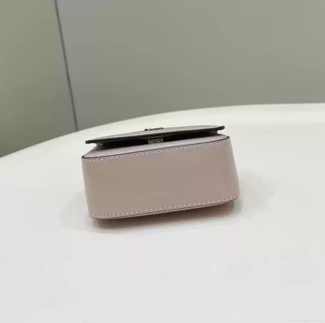 Fendi 7AS173 Fendi First Sight Light Pink leather Nano bag