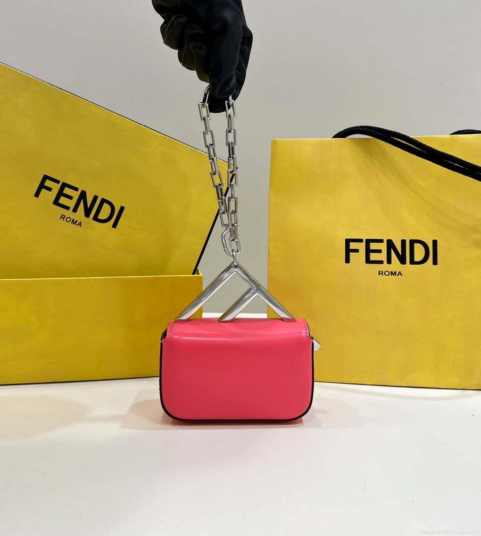 Fendi 7AS173 Fendi First Sight Red leather Nano bag