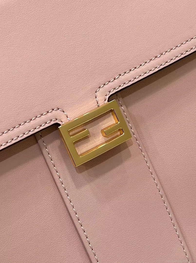 Fendi 8BN321 Peekaboo Iseeu Medium Pink Leather Bag 8596L