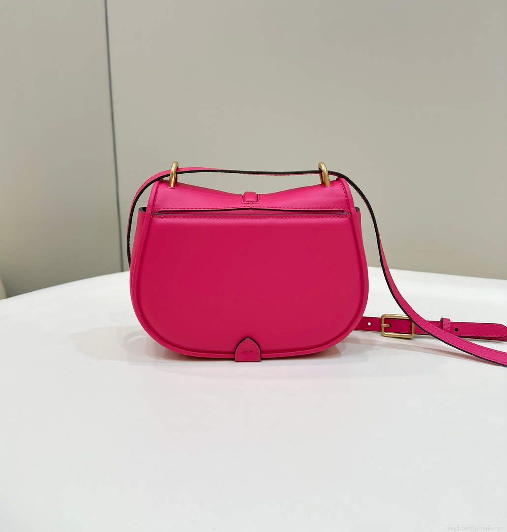 Fendi 8BS082 C’mon Mini Fuchsia Leather Bag
