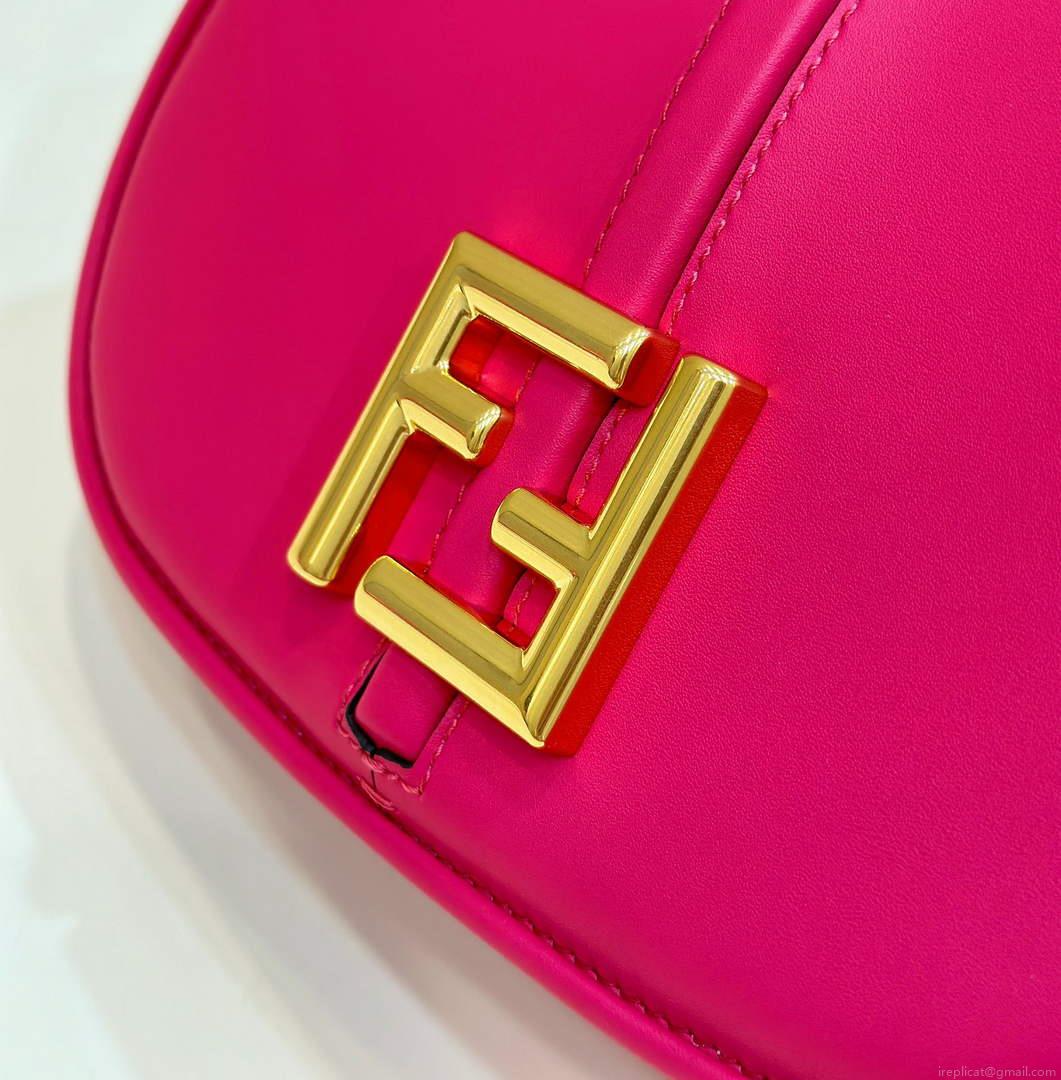 Fendi 8BS082 C’mon Mini Fuchsia Leather Bag