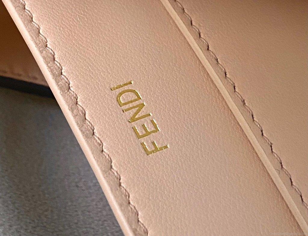 Fendi 70193 Peekaboo ISEEU MEDIUM Green Leather Bag