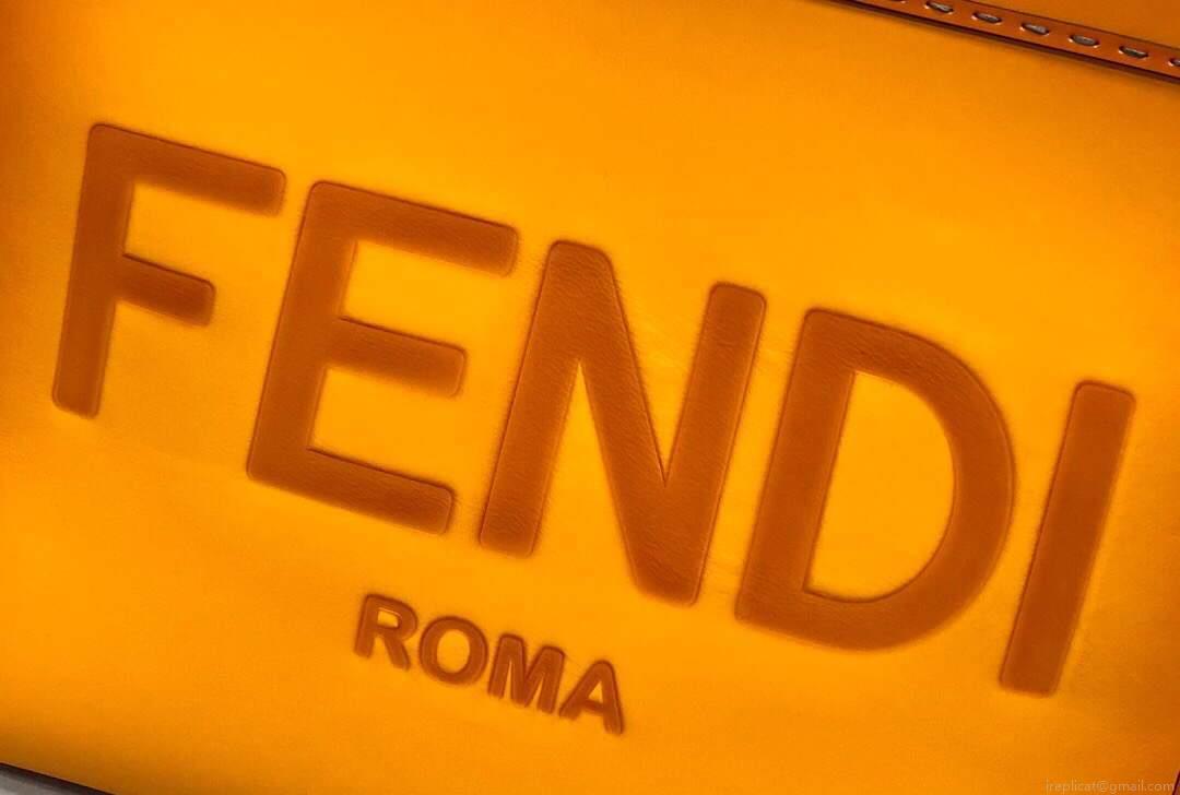 Fendi 8BH372 Sunshine Large Natural Coloured Leather Shopper Bag 80009L Brown
