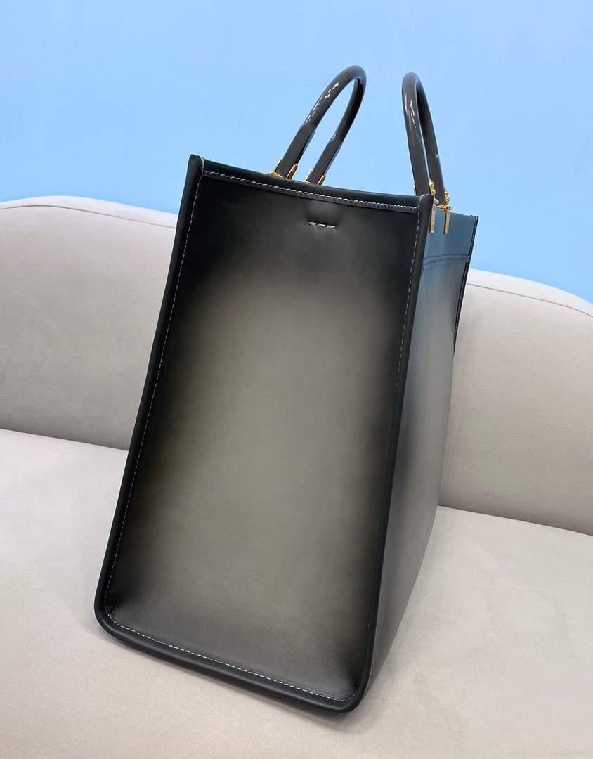 Fendi 8BH372 Sunshine Large Natural Coloured Leather Shopper Bag 80009L Gray