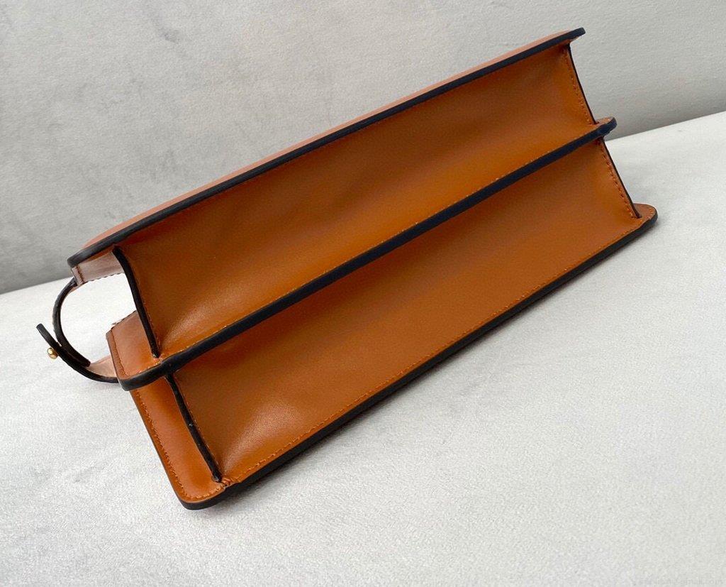 Fendi 8BN323 Peekaboo ISEEU EAST-WEST Brown Leather 70193S Bag