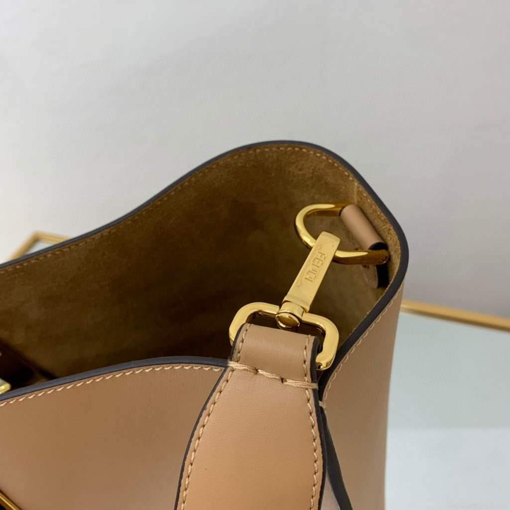 Fendi 8BH391 Fendi way Medium Apricot Leather bag