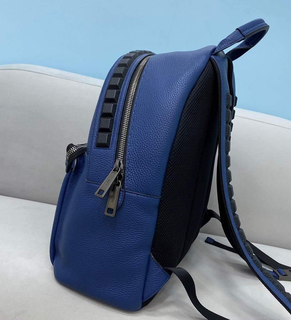 Fendi Backpack Calfskin Leather 2263 Blue
