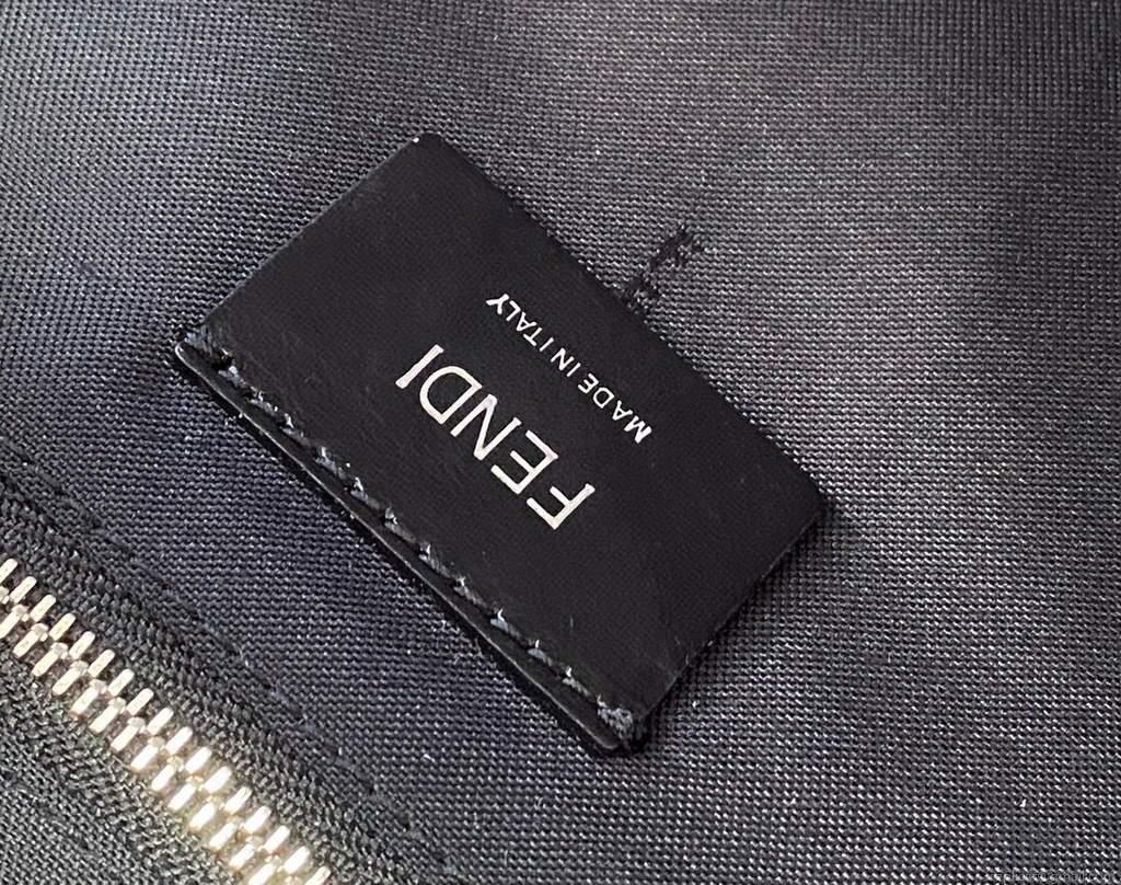 Fendi Backpack Waterproof nylon 2250 Black