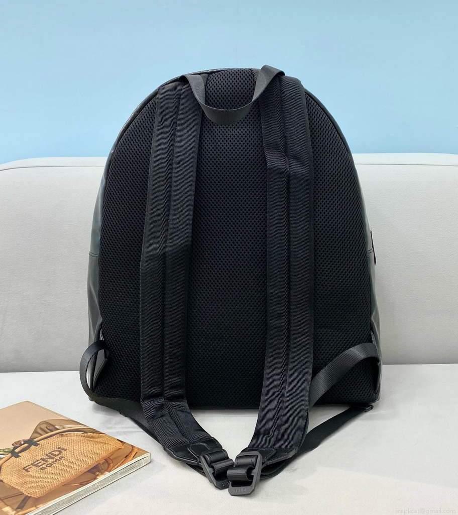 Fendi Backpack Waterproof nylon 2363 FF Black