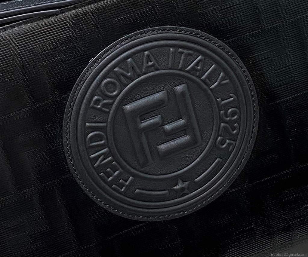 Fendi Backpack Waterproof nylon 2363 FF Black