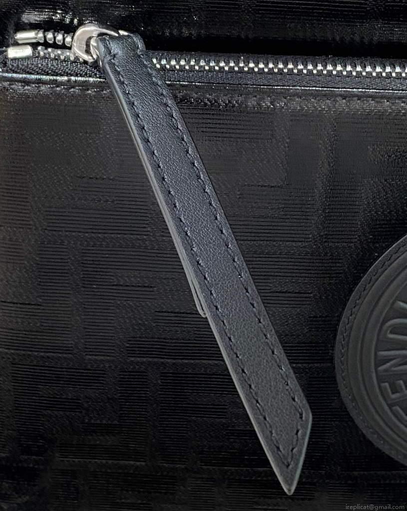 Fendi Backpack Waterproof nylon 2363 FF Black