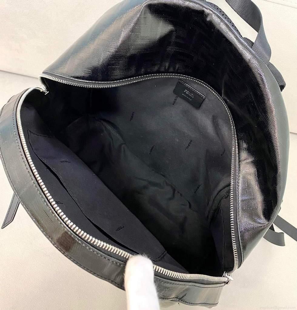 Fendi Backpack Waterproof nylon 2363 FF Black
