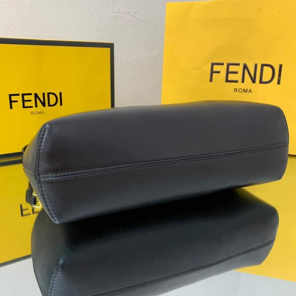 Fendi FIRST Medium Bag Black Leather 8BP127