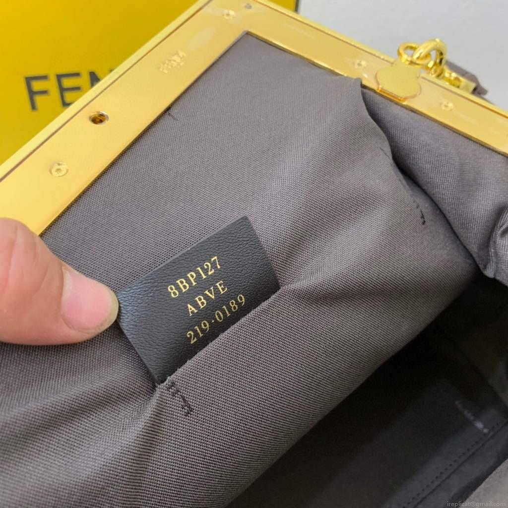 Fendi FIRST Medium Bag Dark Green FF bag 8BP127