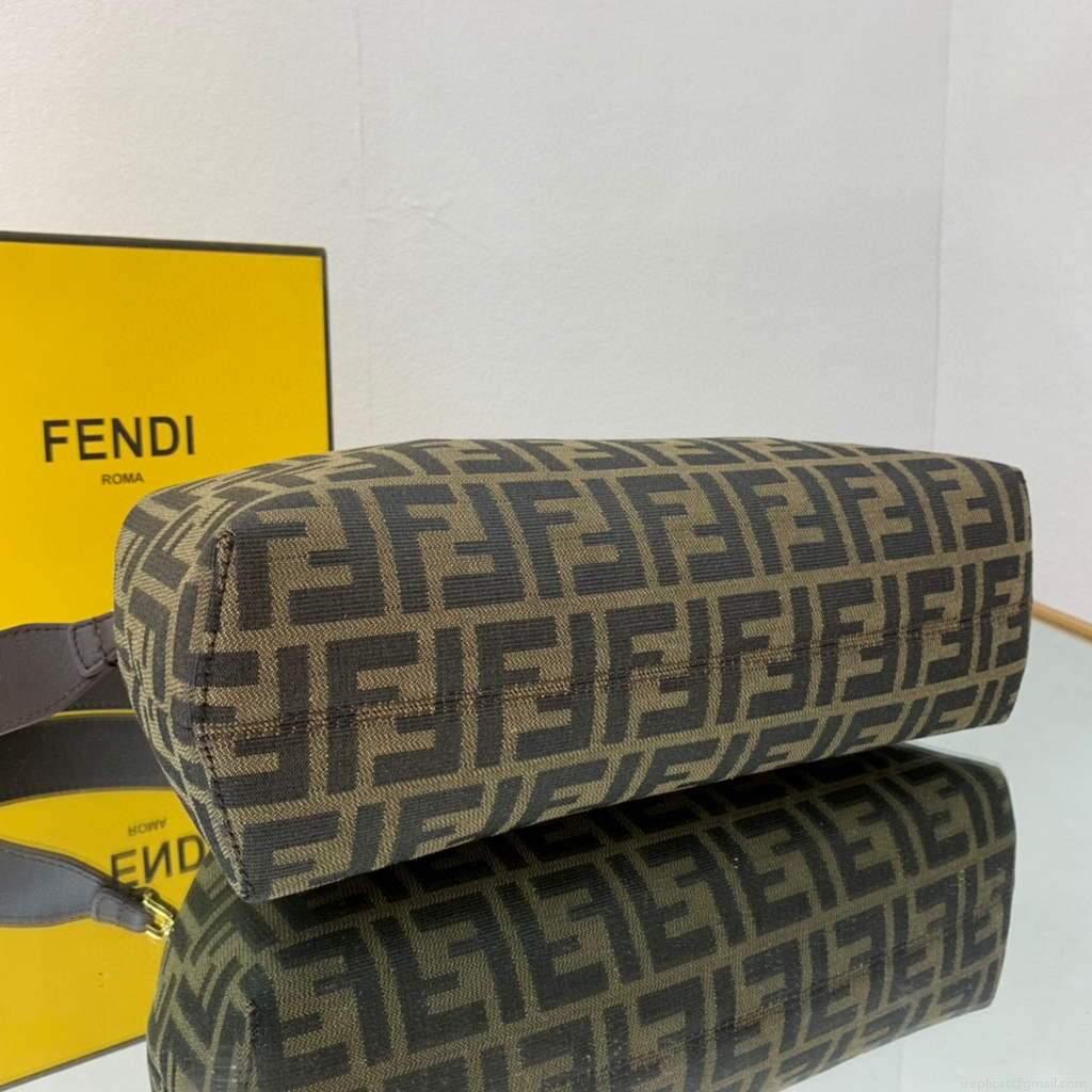 Fendi FIRST Medium Bag Dark Green FF bag 8BP127