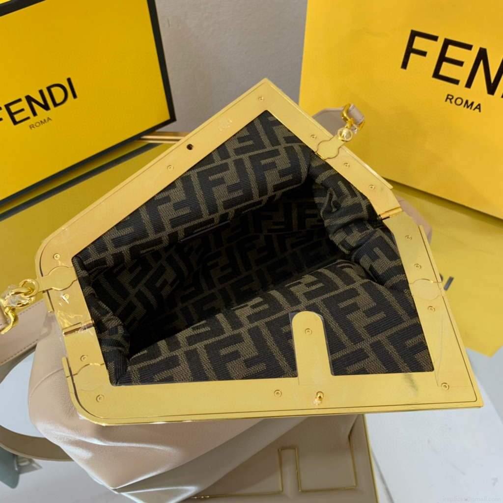 Fendi FIRST Medium Bag Light Pink Leather 8BP127
