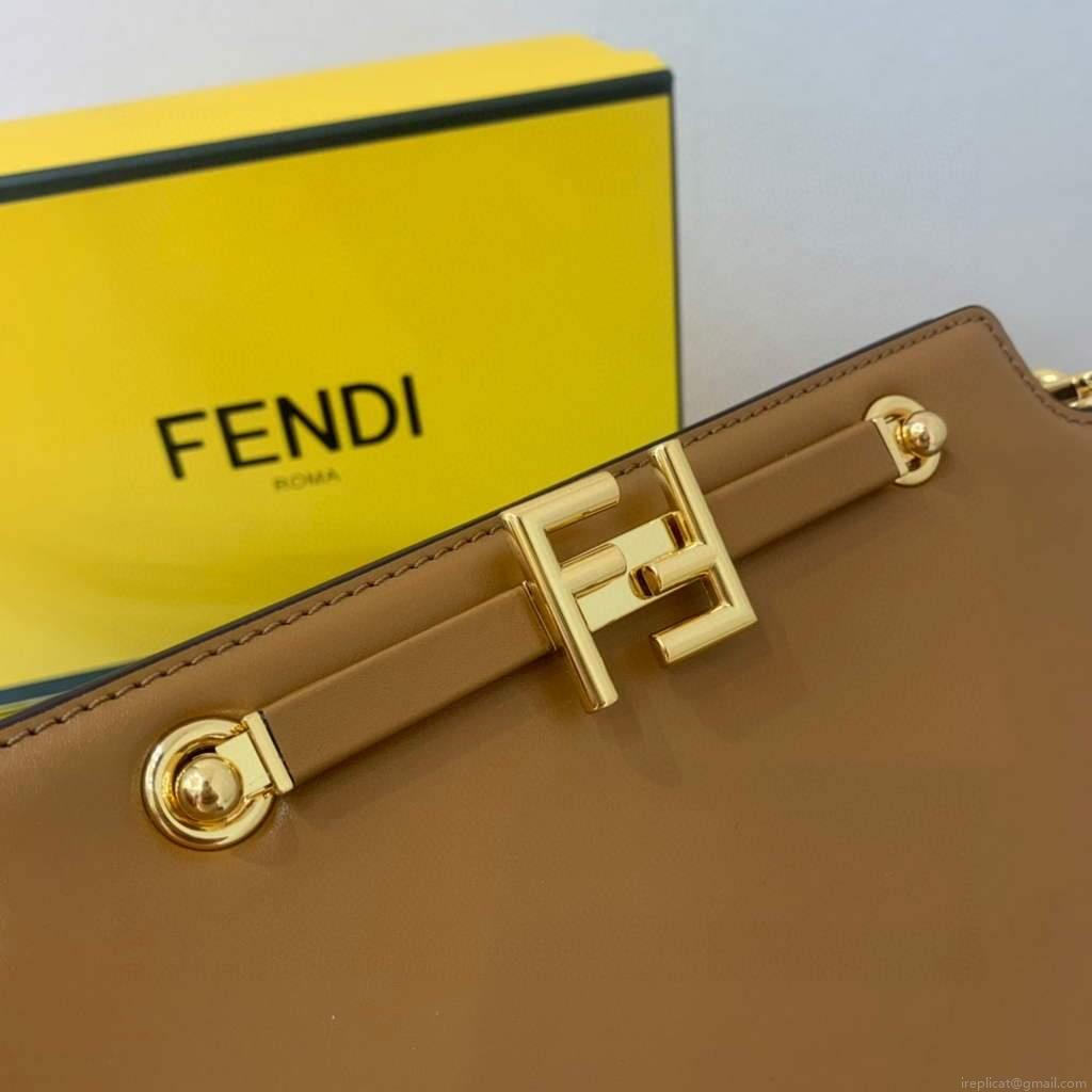 Fendi Touch Brown leather Bag 8BT349