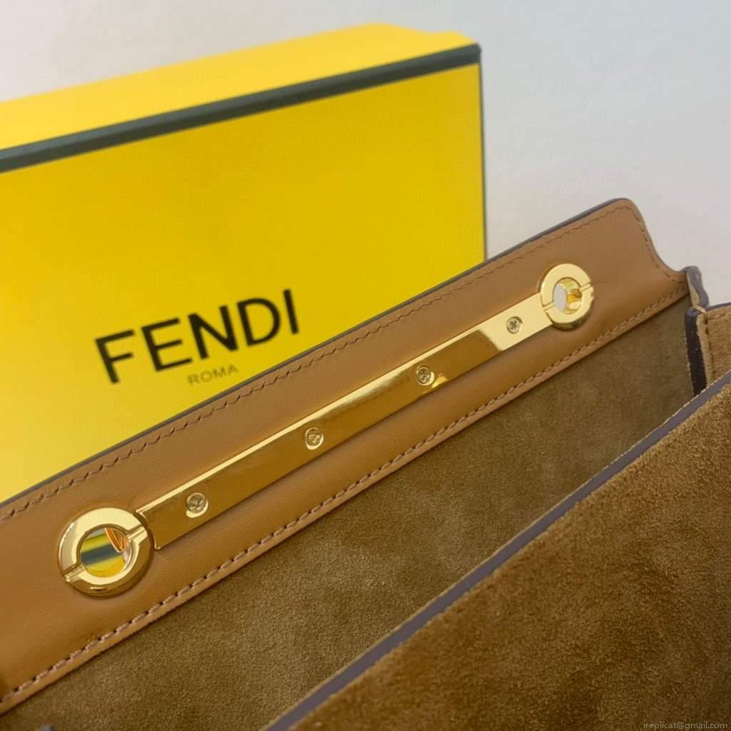 Fendi Touch Brown leather Bag 8BT349