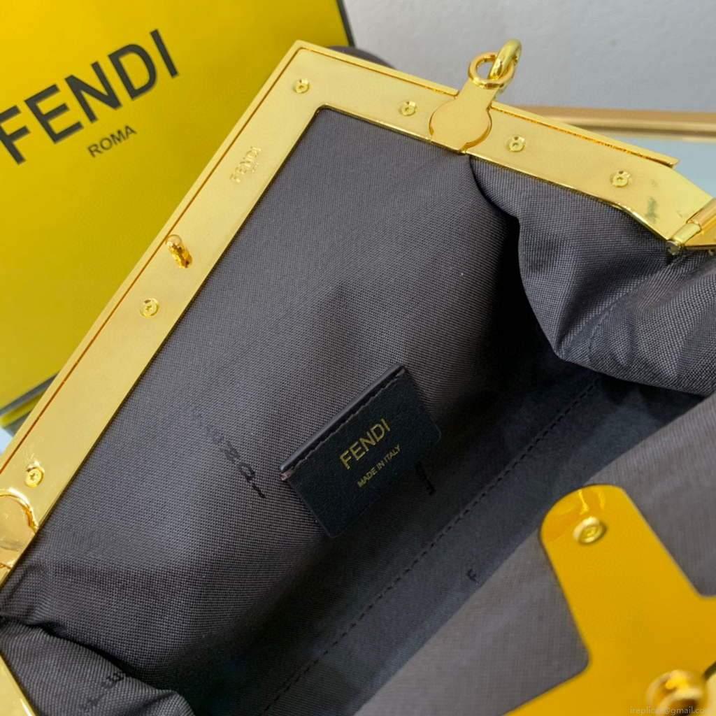 Fendi FIRST Small Bag 8BP129 Dark Green FF