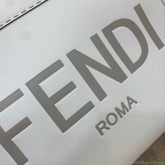 Fendi 8BH386 Sunshine Medium Fendi Tote Leather Bag 8266S Beige