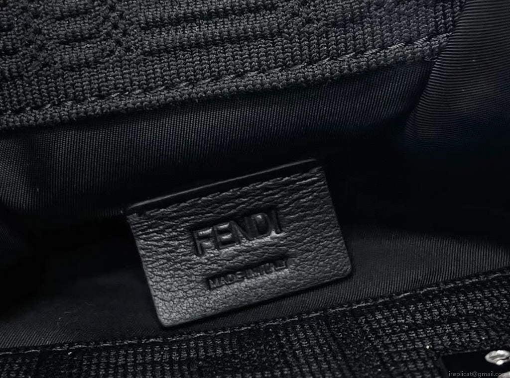 Fendi 8BS051 Mini Sunshine Shopper Bag 8527 Black