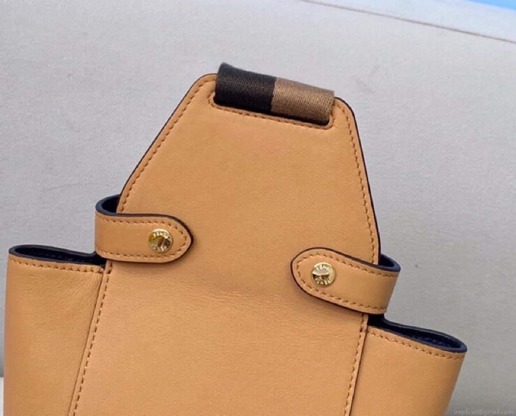 Fendi 8BZ047 Guitar 8301 Shoulder bag Apricot