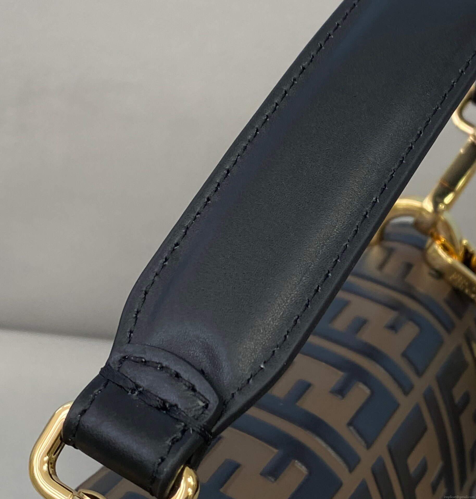 Fendi Kani 0508L Shoulder Bag Black