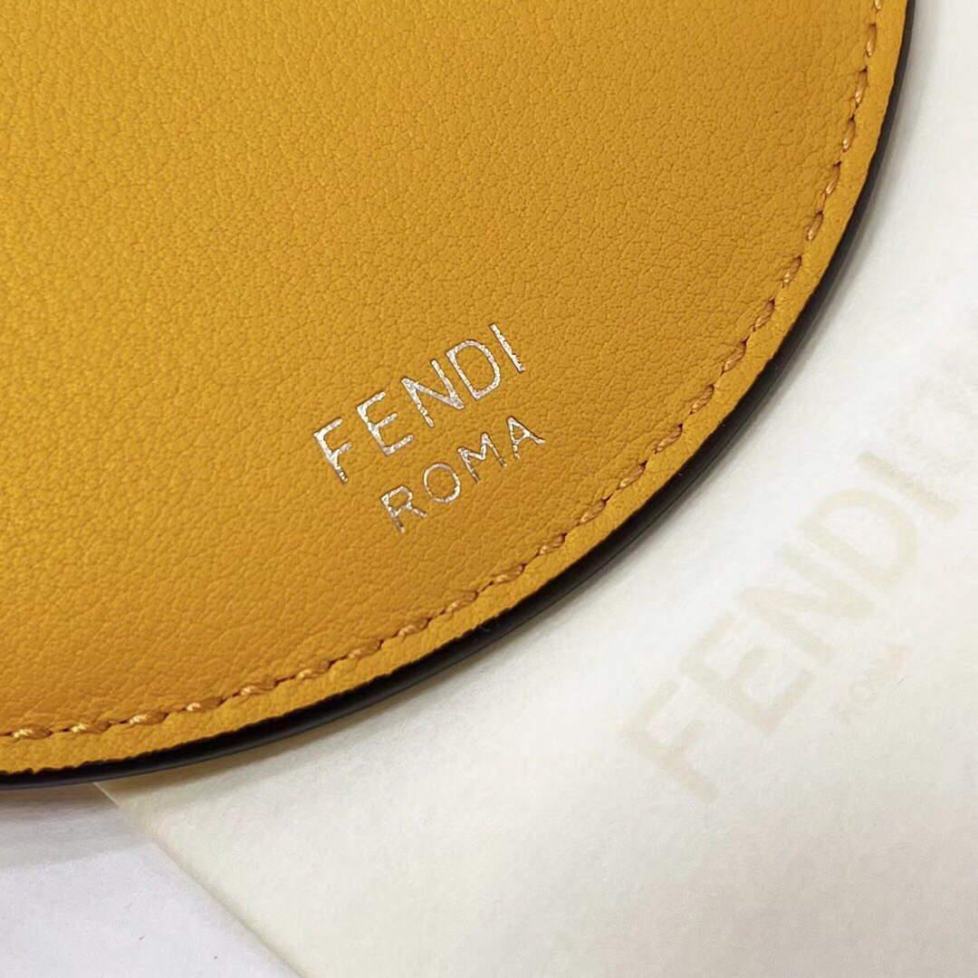 Fendi 8526 Phone Shoulder Bag Yellow