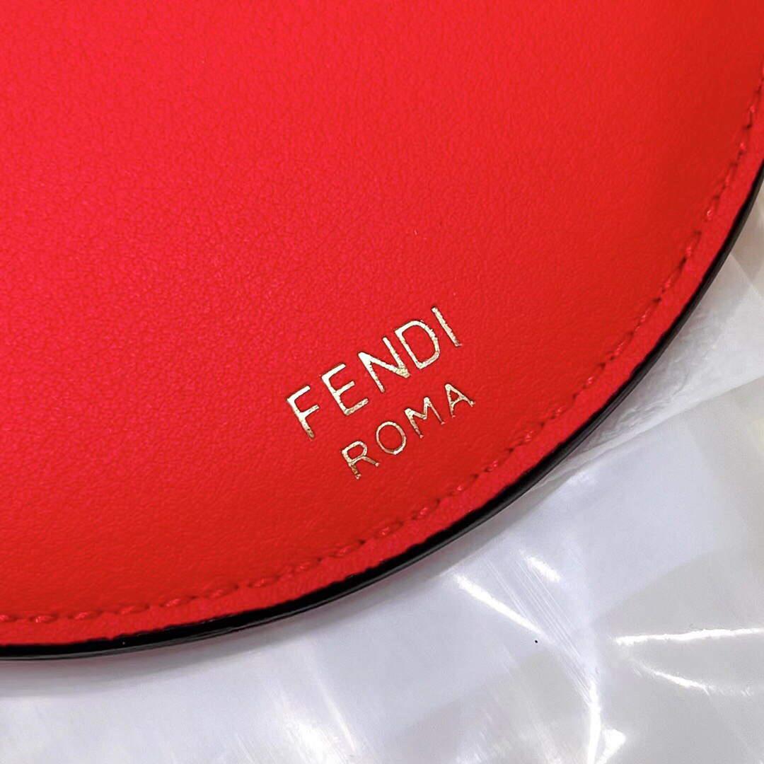 Fendi 8526 Phone Shoulder Bag Red
