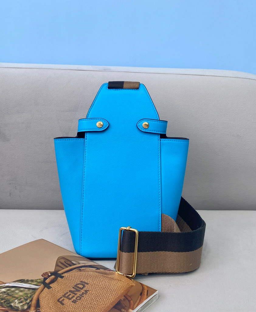 Fendi 8BZ047 Guitar 8301 Shoulder bag Blue
