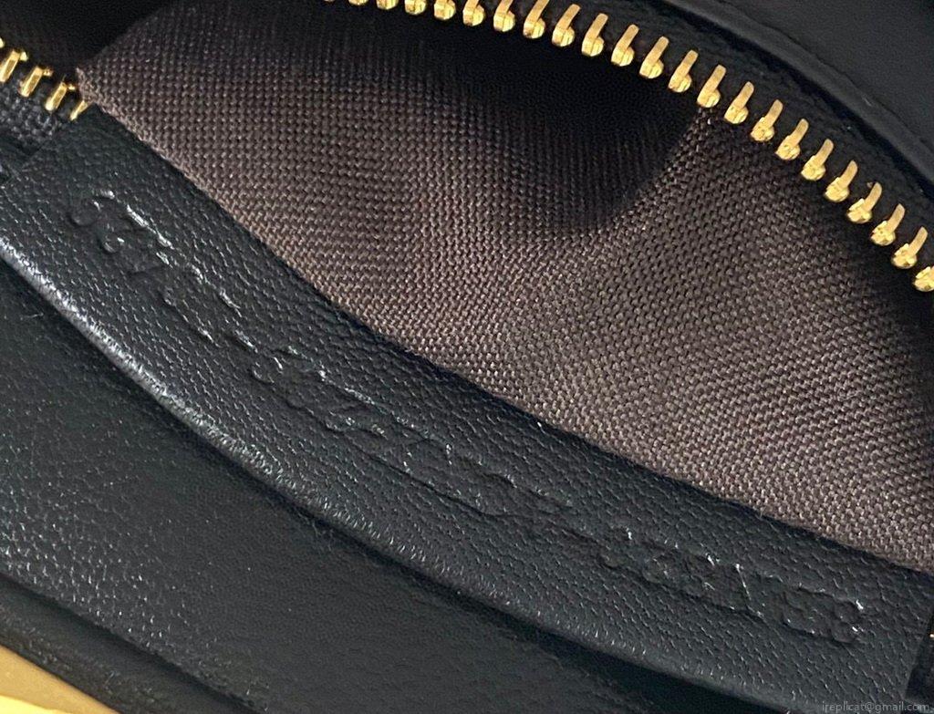 Fendi 8BN320 Peekaboo ICONIC XS Black nappa Leather 8328 Bag