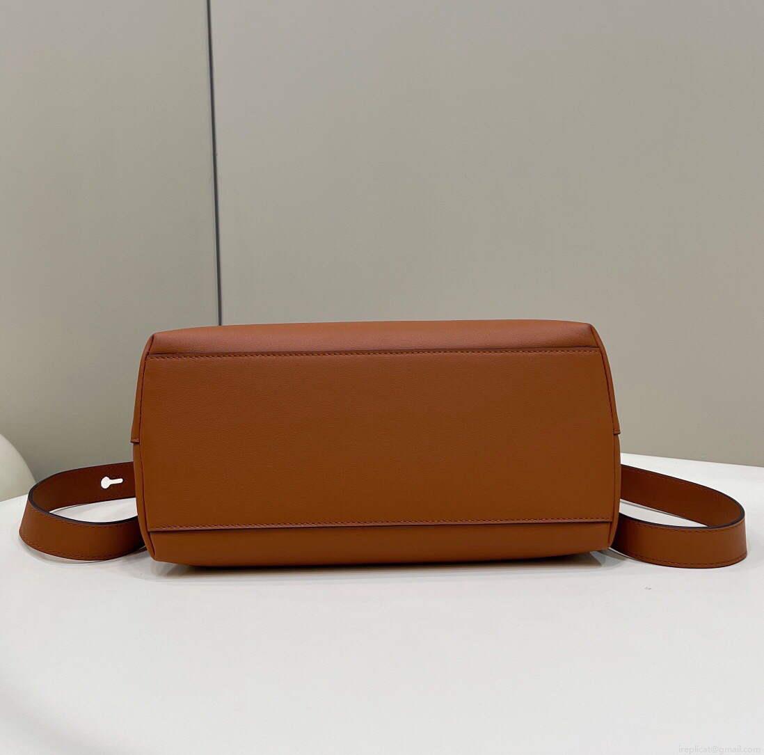 Fendi 8BL146 By The Way Medium Brown leather Boston Bag