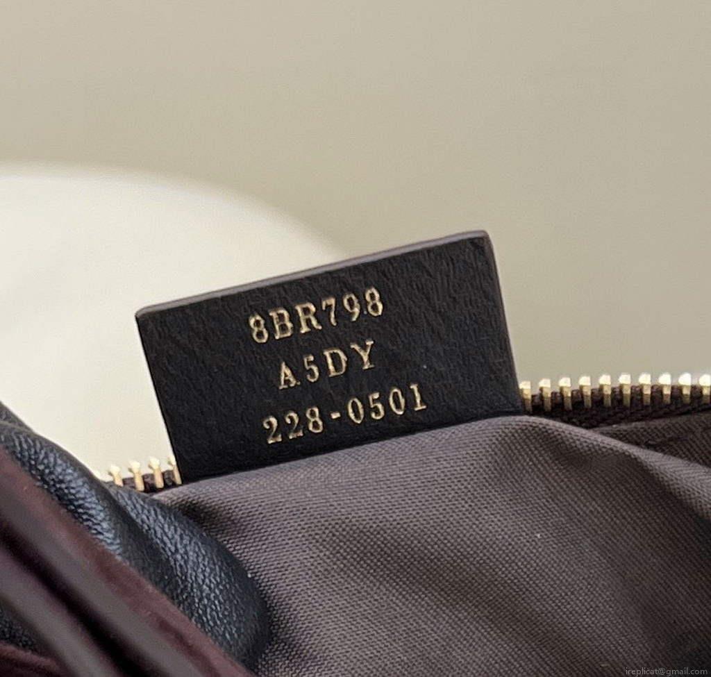 Fendi 8BR798 Fendigraphy Small Coffee suede bag