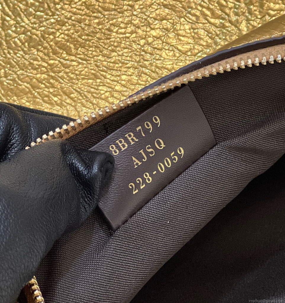Fendi 8BR799 Fendigraphy Medium Gold laminated leather bag