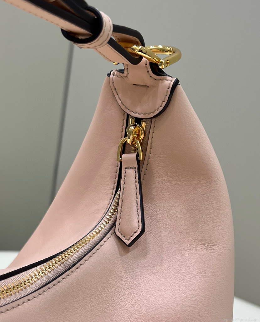 Fendi 8BR799 Fendigraphy Medium Pink laminated leather bag