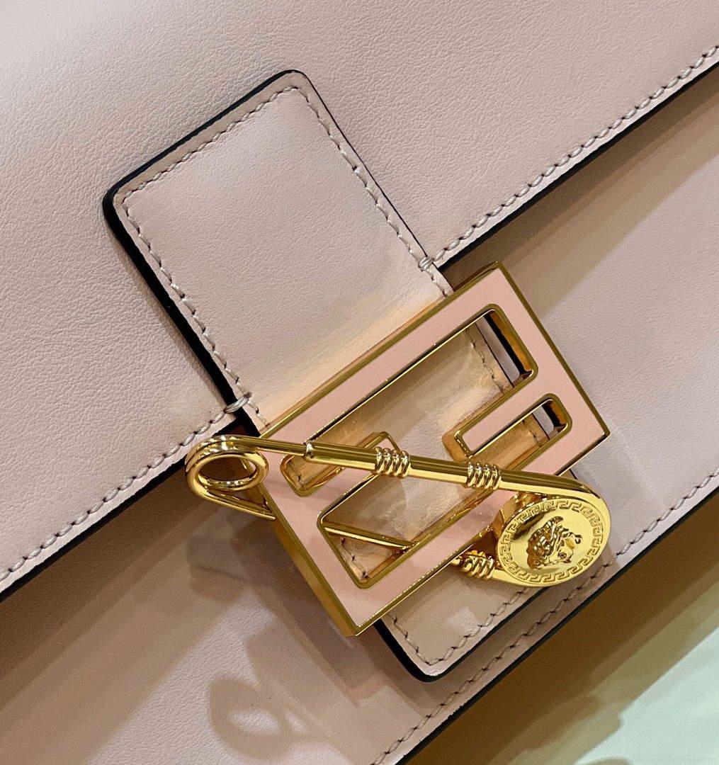 Fendi 8BR801 Baguette Brooch Bag Pink