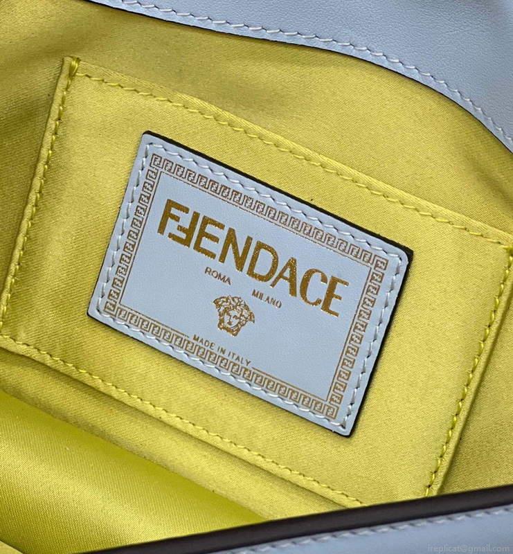 Fendi 8BR801 Baguette Brooch Bag Blue