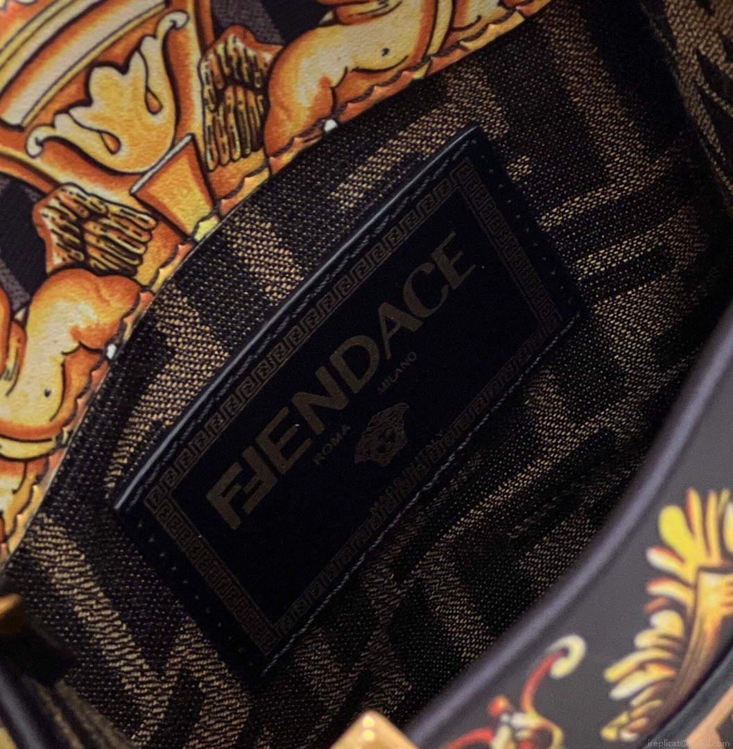Fendi 8BS051 Mini Sunshine Shopper Bag Multicolor