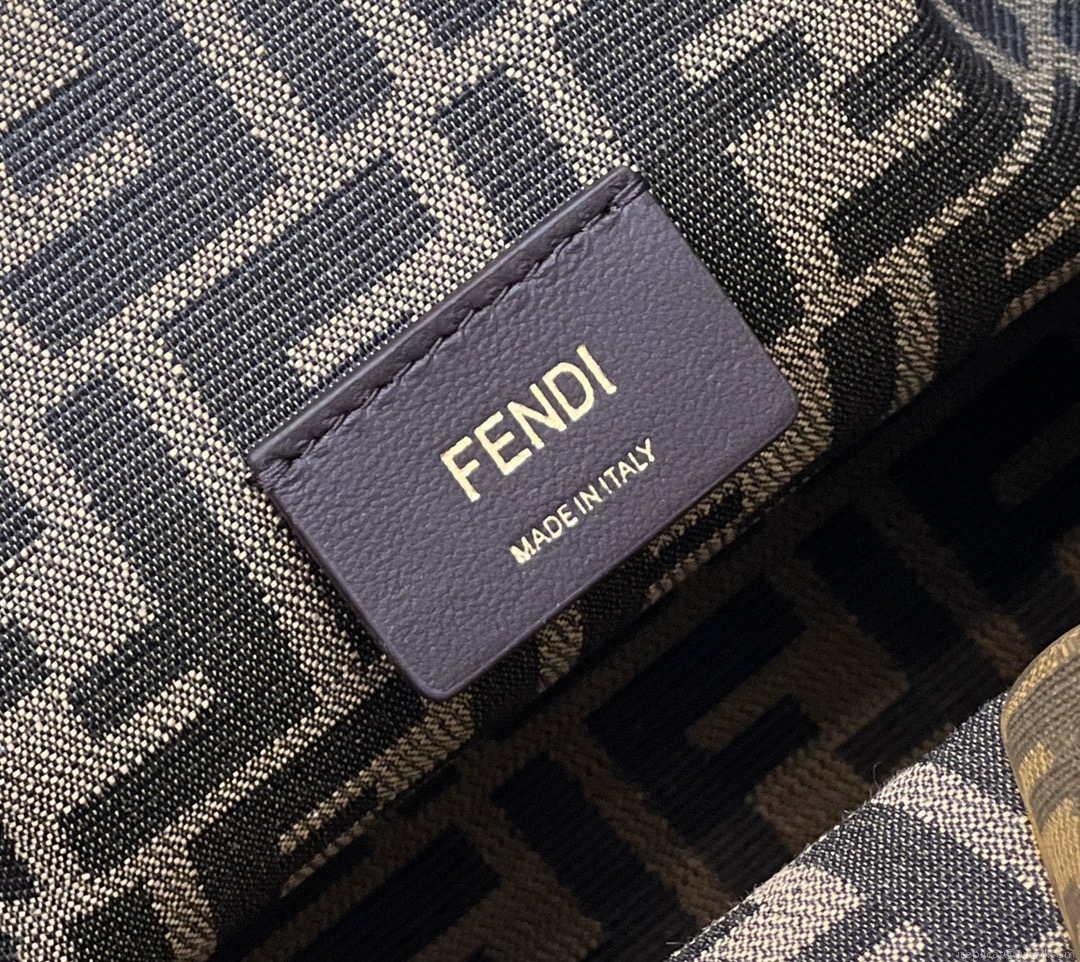 Fendi 8BP127 FENDI FIRST Medium Dark Green leather bag